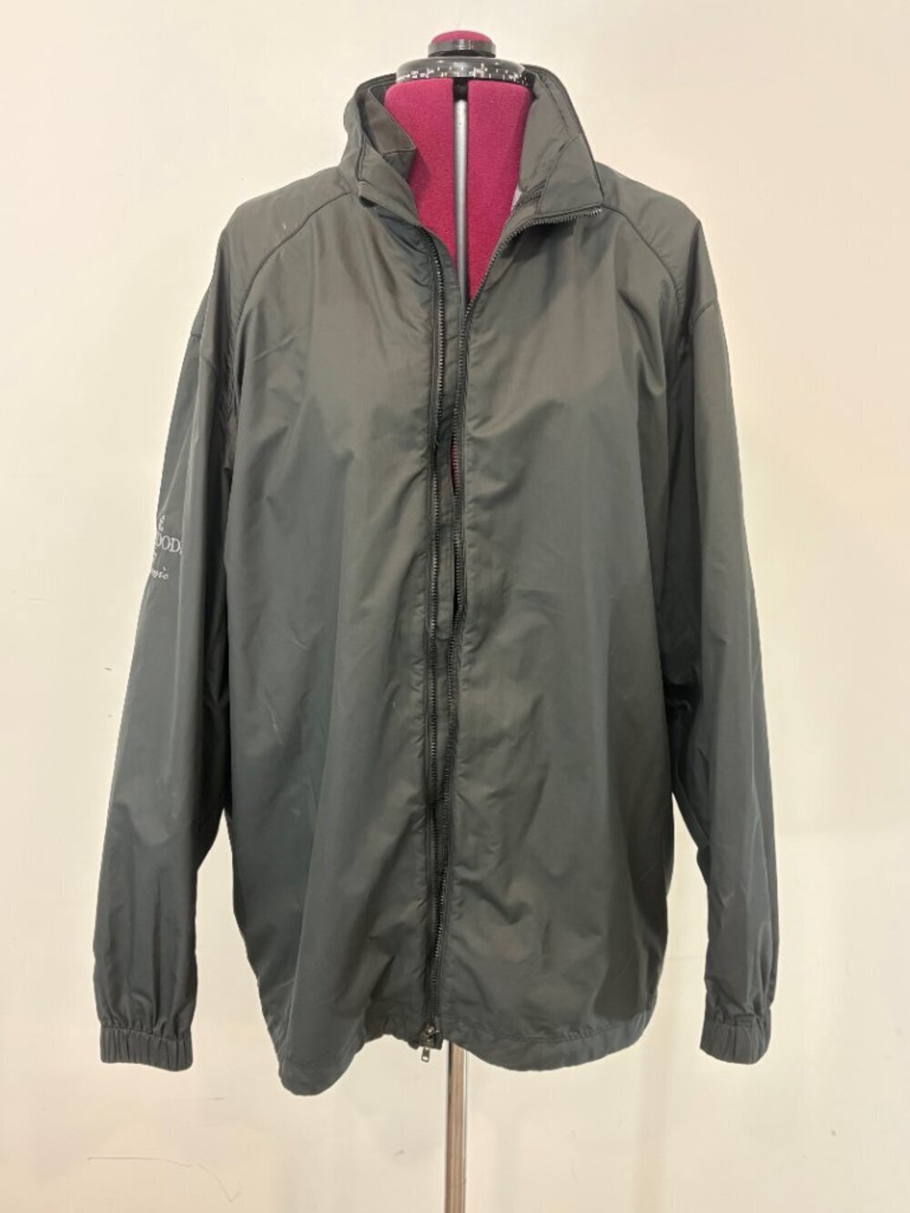 Nike Golf FitStorm Full Zip Windbreaker Men L Black/Charcoa Jacket